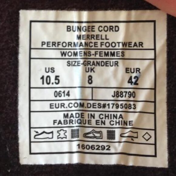 Ladies size 10.5 Merrell hiking boots - Picture 2 of 4